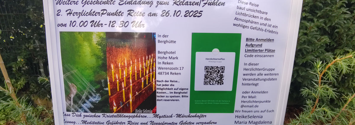 Brückenraum - Oktober Treffen 2025 - Schild mit den Daten